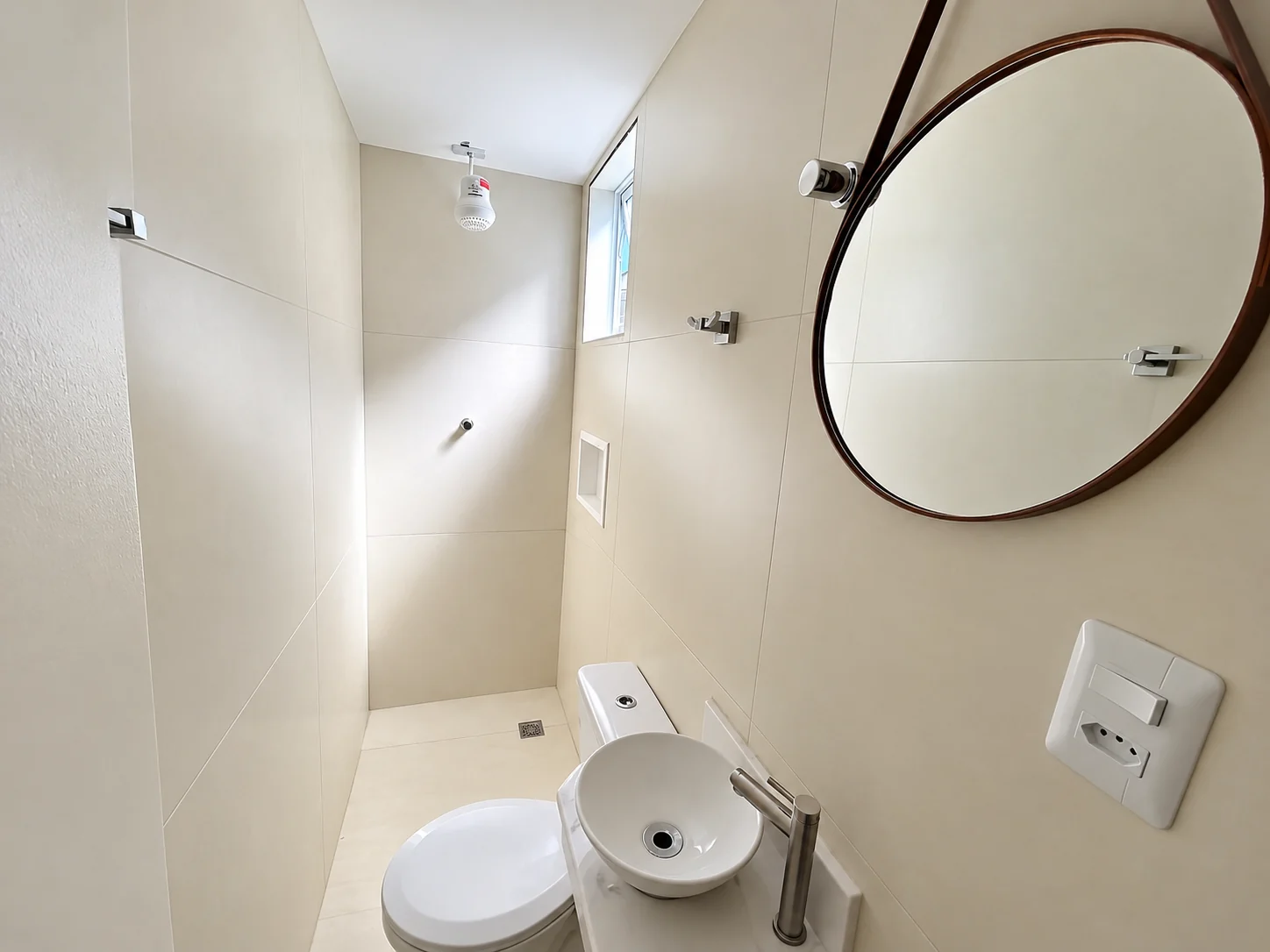 Banheiro reformado do Coliving Brooklin São Paulo
